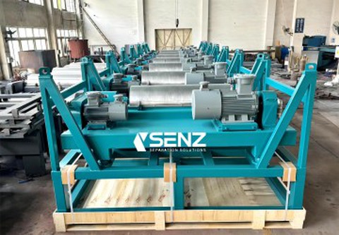 Centrifugeuse de décanteur de récupération de boue de forage de la livraison ...